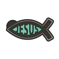Jesus Fish Freshie STL Mold Housing