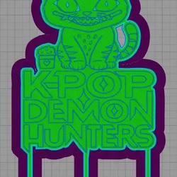 K Pop Demon Hunters Cake Topper/Plant Decor