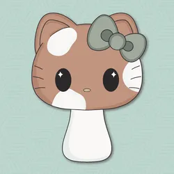 Kitty Mushroom Cookie Cutter