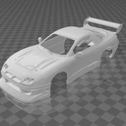Mitsubishi GTO AWD LM Racing 1998 Shell Body – Divided Parts for Easy Printing