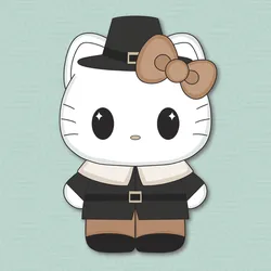 Pilgrim Kitty Cookie Cutter