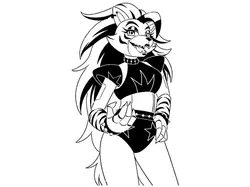Roxanne Wolf stencil 2