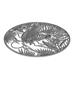 Safari Zebra 2D Wall Art.stl