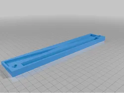 Stiffening rib for spring-clip apple IIc keyboard