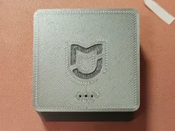 Termohigrómetro Mijia 2, caja sin pantalla, puede albergar 4 pilas AAA, no necesita muelles para las pilas - Modelo de impresión 3D gratuito