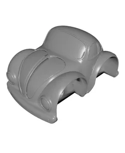 Tooned Volkswagen Beetle