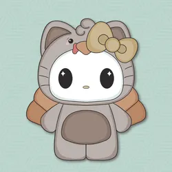 Turkey Kitty Cookie Cutter