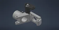 Drone folding arm hinge 20mm tube