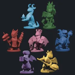 FLAMECRAFT - BUNDLE OF 7 DRAGONS - SEASON 2