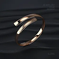 Jewelry Rendering Scene with Sand Waves for KeyShot