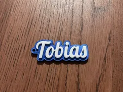 Llavero de nombre Tobias - Modelo de impresión 3D gratuito