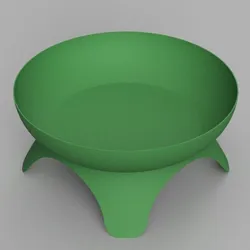 Modern Elevated Storage Bowl – Minimalist Kitchen & Entryway Organizer