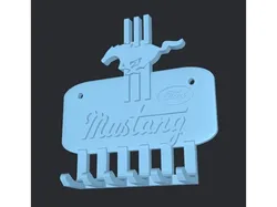 Mustang Logo Key Rack