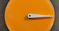 Protractor dial for micro servo by haavardok | Download free STL model | Printables.com