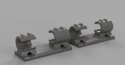 Simple (ziptie compatible) Cable Clips by kuki | Download free STL model | Printables.com