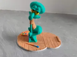 Soporte para celular con trasero de Calamardo - Modelo de impresión 3D gratuito