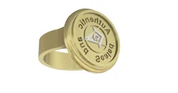 Authentic wax seal ring by Tom Anderson (The Real NEO) | Download free STL model | Printables.com