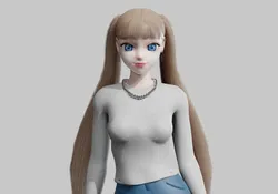 Basic anime Girl V26202