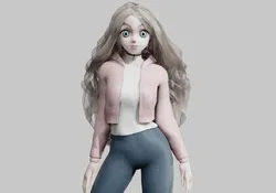 Basic Beautiful Girl V39260