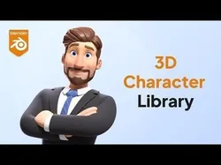 Business Man Character Rigged Low-poly 3D model