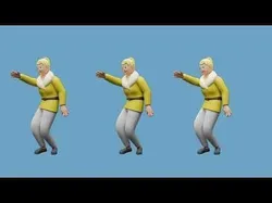 Cartoon characters 1 02 Low-poly 3D model