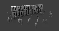 Complete Lowpoly People Pack Low-poly 3D model