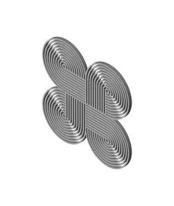 Concentric Circles 3 Retro Coaster
