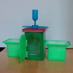 Desktop Planter/Allotment(British) with little shed