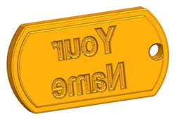 Dog Tag Die