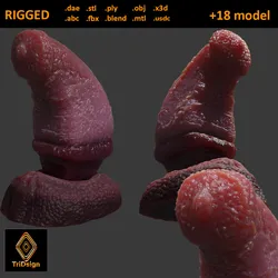 Fantasy Faegor Monster Sextoy Rigged