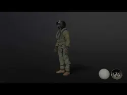 FLIGHT SUIT F35 Pilot 3D model