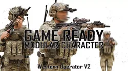 GAME READY RIGGED WESTERN SPECIAL OPERATIONS CHARACTER V2 Low-poly 3D model