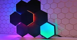 Hexawall - Hexagon wall with led lights by 3DMonkeyNL | Download free STL model | Printables.com