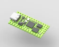 ICEBreaker "Bitsy" in a "Teensy" RISC-V FPGA PCB module