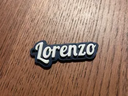 Llavero con el nombre Lorenzo - Modelo de impresión 3D gratuito