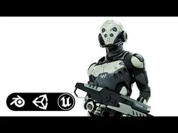 MECHA SOLDIER-A  Rigged for Unreal Engine - Unity - MIXAMO 3D model