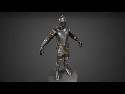 Modular Knight Low-poly 3D model