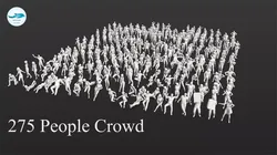 People Crowd Set-01 275  3D model