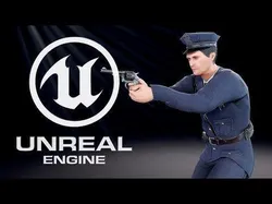 Policeman Low-poly 3D model