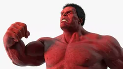 Red Hulk Fur for Maya Rigged 3D model