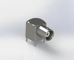 Rosenberger 4 GHz BNC Right Angle PCB Coaxial Connector