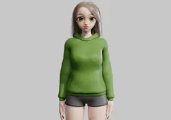 Sweet anime Girl V31063
