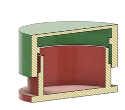 Twist-Lock Storage Container (2-Part, No Supports Needed)
