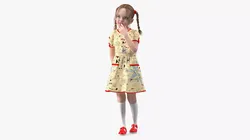 Child Girl 3D model