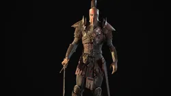 Crusader remastered  Low-poly 3D model