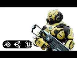 CYBORG SOLDIER RX-10 Rigged for Unreal Engine - Unity - MIXAMO 3D model