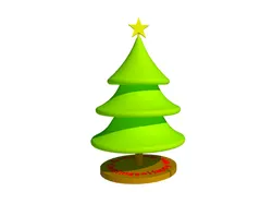 Dancing Merry Christmas tree