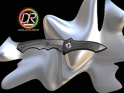 Digital Art STL Descărcare - Foxhound Stun Knife (Solid Snake)  - Dwel_R_3D_Props