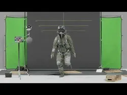 FLIGHT SUIT Fighter Pilot Rigged Low-poly 3D model