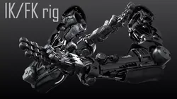 FPS Hand mechanical 05 3D model